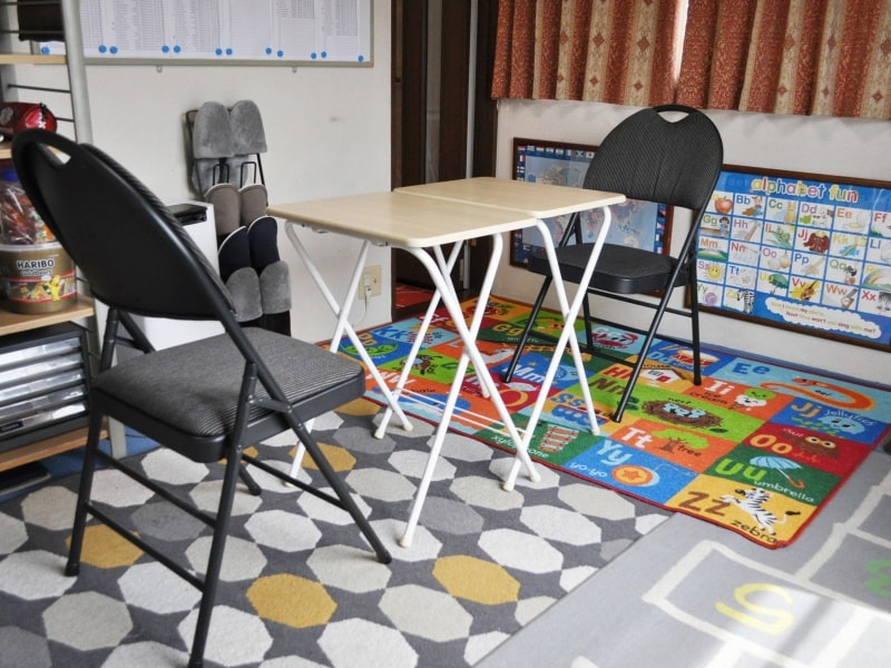 ２０２０年５月に撮った、福岡市にあるWeltドイツ語教室・姪浜教室のレッスンを行っている教室の写真